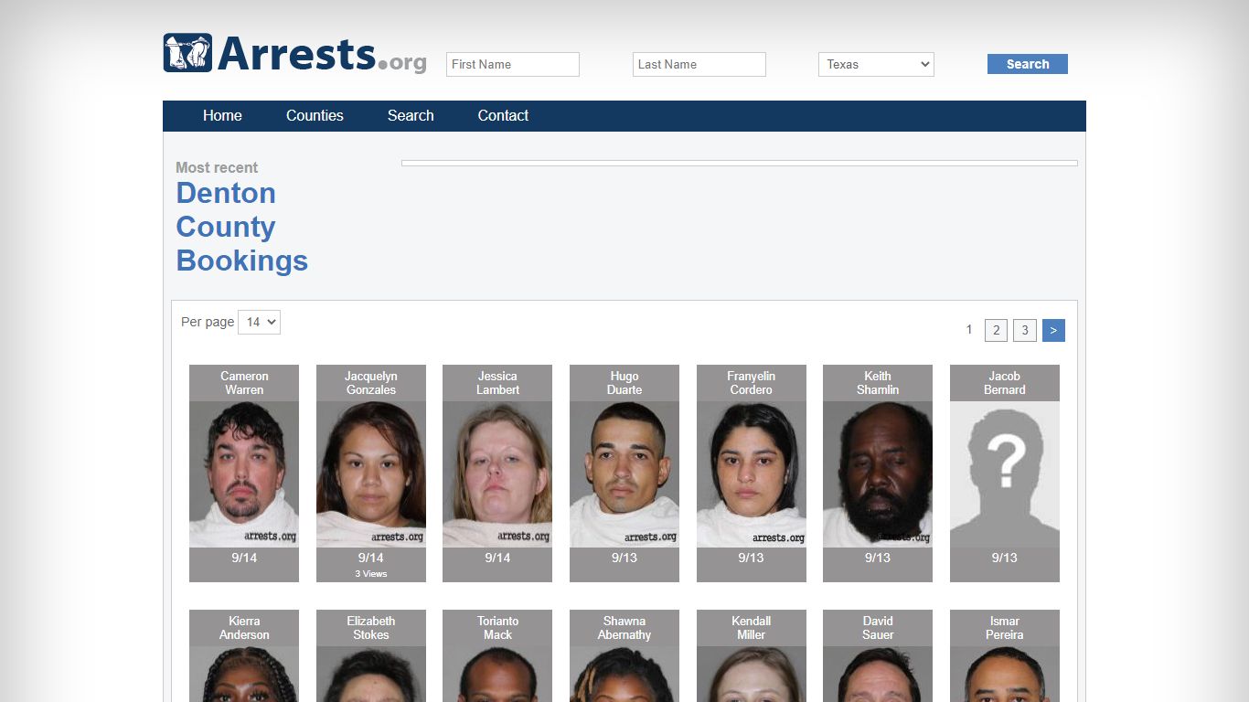 Denton County Arrests and Inmate Search